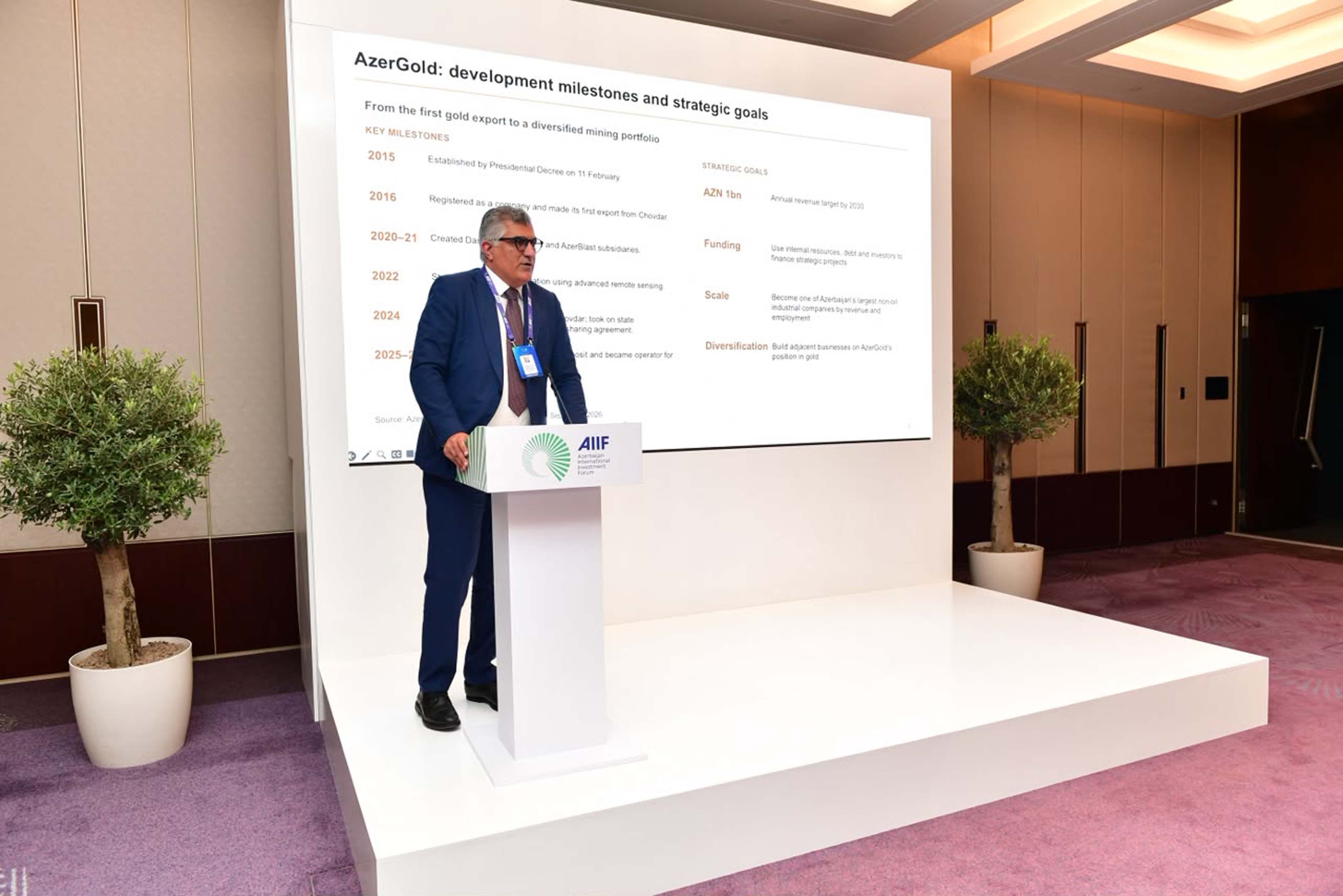 İkinci Azərbaycan Beynəlxalq İnvestisiya Forumu çərçivəsində investorlar üçün təqdimat keçirilib