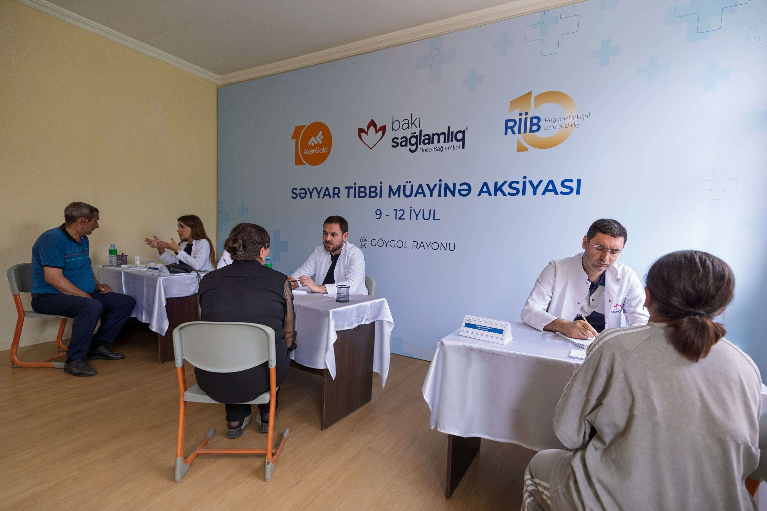 “AzerGold”un təşkilatçılığı ilə Göygöl rayonunda səyyar tibbi müayinə aksiyası keçirilib