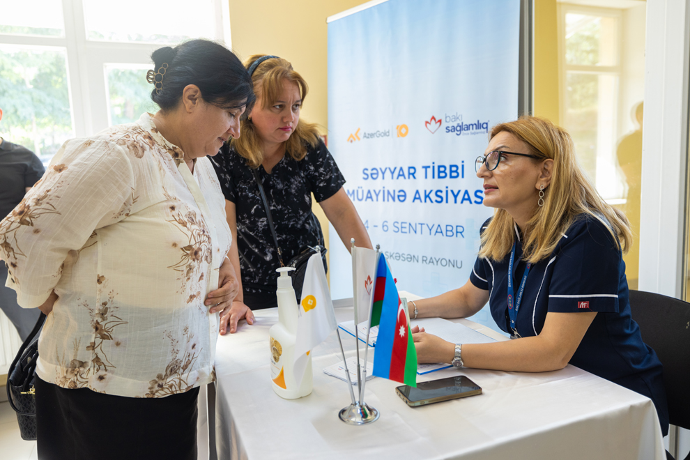 “AzerGold”un təşkilatçılığı ilə keçirilən 7-ci səyyar tibbi müayinə aksiyasına yekun vurulub