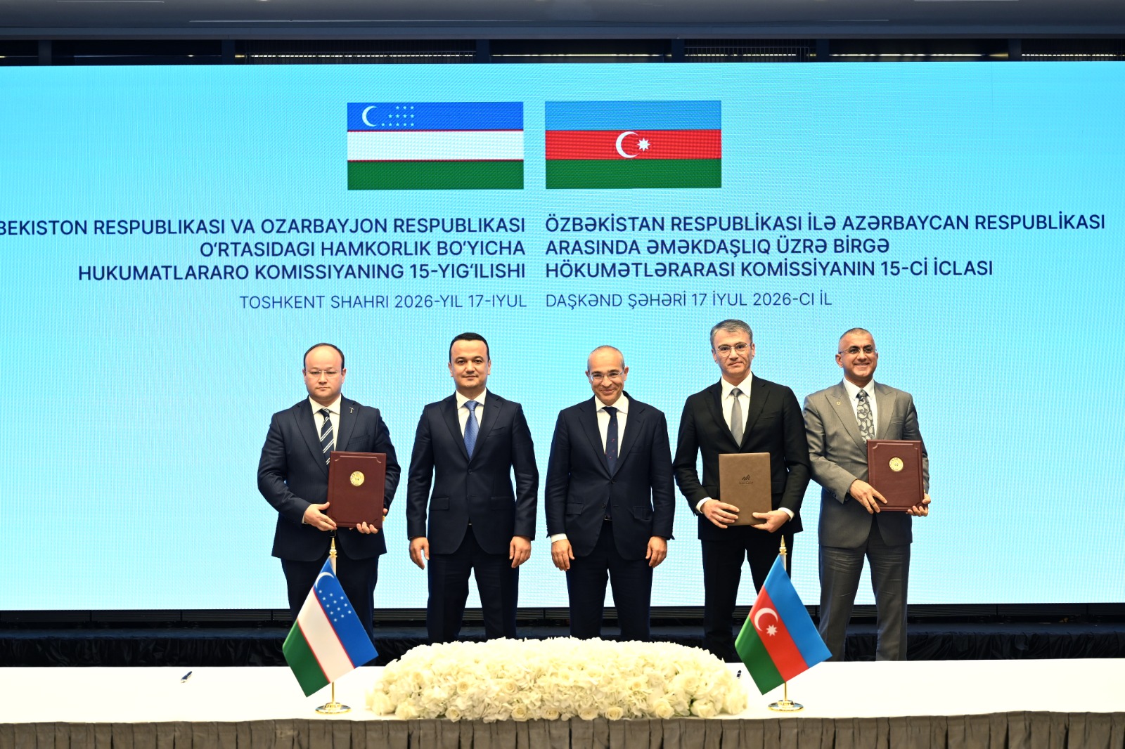 Azərbaycan və Özbəkistan arasında geoloji kəşfiyyat sahəsində üçtərəfli birgə müəssisənin yaradılmasına dair saziş imzalanıb